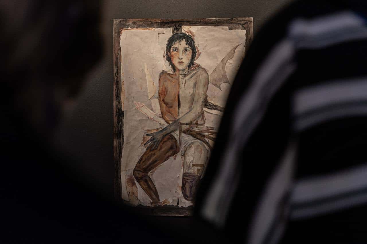 Paper doll from a kiosk near the school — 1